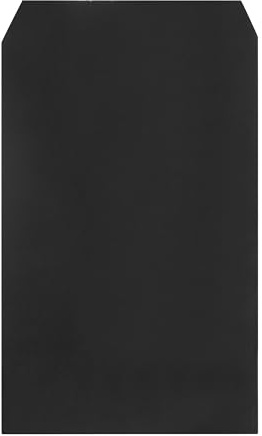 Quotidian Negro Plano Grande Bolsas Papel Antigrasa Sándwich 6 3/4 x 8'' (17 x 20,3cm) Paquete de 100 - Recuerdos de Fiesta Snack Baggies