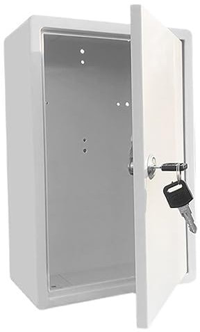 ULTECHNOVO Casier Extérieur en Plastique Boîte Verrouillable Casier Mural pour Produits Laitiers Montage Mural Couleur