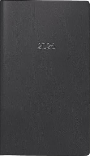 BRUNNEN Taschenkalender Mod. 753 '26 | A6, Kunststoff, schwarz