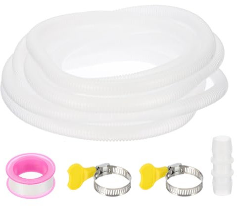 PATIKIL Kit De Manguera De Desagüe Para Aire Acondicionado De 9.84 Pies Manguera De Desagüe Universal Para Reemplazo Extensión De Para Mini Split Bomba Transparente