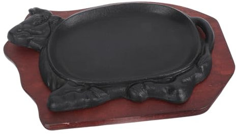 CIYODO Piastra Antiaderente per Griglia A Forma di Bue Piastra Teppanyaki Bistecca Pesce Leggera E Portatile