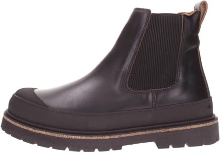 Birkenstock Prescott Slip On Men black, Pull Up Leather, Stivaletti Uomo in Pelle (41)