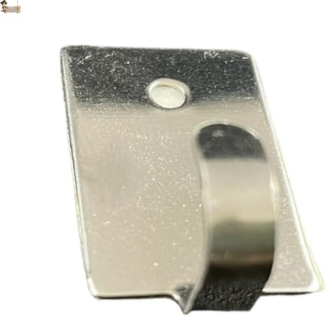 BricoLoco.com Perchas gancho adhesivo pared ¡¡ PACK 10 uds!! Colgador percha autoadhesiva. Adhesivo fuerte fijación. Acero inoxidable. Para azulejo, puerta madera, en cocina, baño, visillos (10)