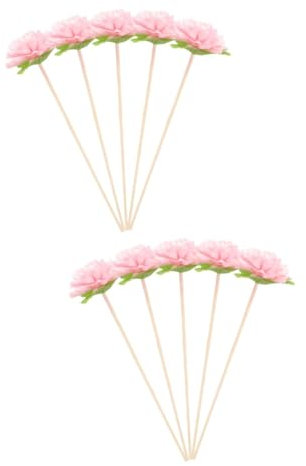 Cabilock 10piezas Varillas Difusoras De Flores Artificiales De Ratan para y Aromatizantes Decorativos para Aceites Relajante y Natural