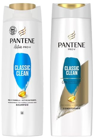 Pantene Active PRO-V Classic Clean Shampoo 400ml and Conditioner 270ml Sets