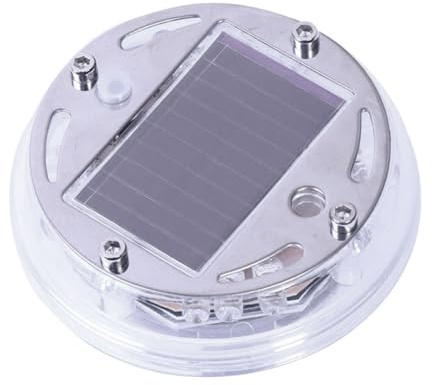 SOLUSTRE Solar Hubcap Light for Car Wheels LED Neon Flash Cover Light Car Accessories for Decorating Wheel Hubs
