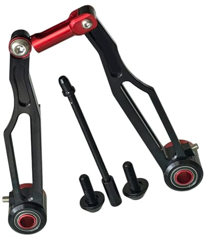 YROHGKPN Sistemi Freno A Maniche Lunghe V Per Mountain Bike 24 Pollici/26 Pollice Costruzione Lega Precisions Engineering Stop Power Manica Lunga V Freni Per Mountain Bike