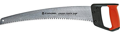 Corona Tools 18-Inch RazorTOOTH Pruning Saw | Heavy-Duty Hand Saw with Curved Blade | D-Handle Design for Gloved or 2-Handed Operation | Cuts Branches Up to 10 in Diameter | RS 7510D