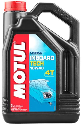 Olio Lubrificante Motor Nautica Barcos INBOARD TECH 4T 10W40 5L