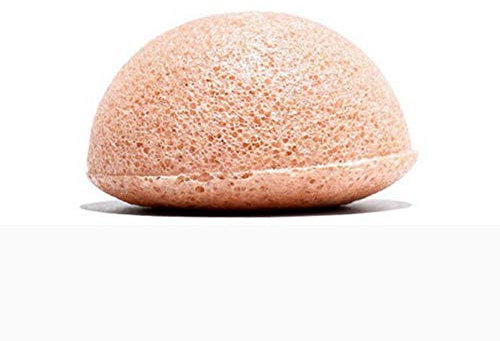 KONJAC KIREI PARIS Eponge Konjac nettoyante gommage visage soin visage maquillage point noir 100% naturelle homme femme Marque Française (Camomille & Argile rose Française)