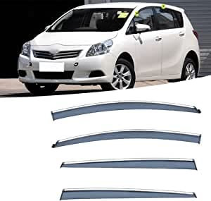 Juego de 4 Deflectores de Viento, Protector de Nieve para Lluvia Y Sol de Baja Acumulación de Calor para Reemplazo de Automóviles para Toyota Verso 2011-2022