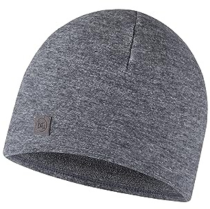 Buff® Merino Fleece Mütze Grau Unisex Erwachsene