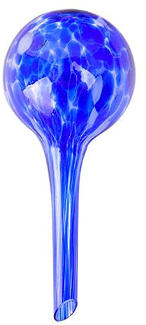 Globos de Riego para Plantas, Esfera de Riego de Vidrio, Globos de Riego Automático para Plantas, Coloridos Picos de Riego de Plantas de Vidrio Soplado a Mano, Sistema de Agua Automático para(Azul)