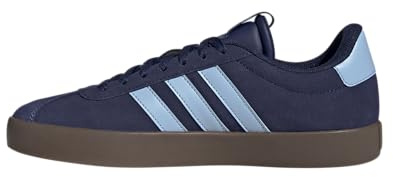 Adidas Sneaker da Uomo VL Court 3.0, Blu Scuro Clear Sky Gold Metallizzato, 41 1/3 EU