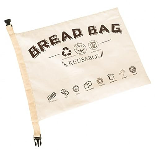 Sac à pain congélateur réutilisable en lin rangement alimentaire avec fermeture à pain réutilisable de fermeture de boucle