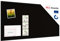 ALLboards Pinnwand mit schwarzem Holz Rahmen 80x40cm Korktafel Korkwand Pinnwand Kork
