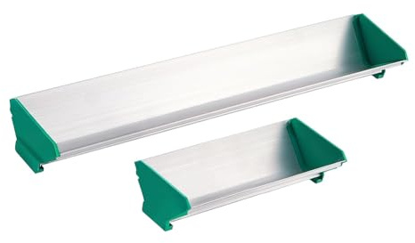 Yominerr 2 Pezzi 6 Pollici 16 Pollici Doppio Bordo Alluminio Emulsione Scoop Coater per Serigrafia Strumento di Rivestimento
