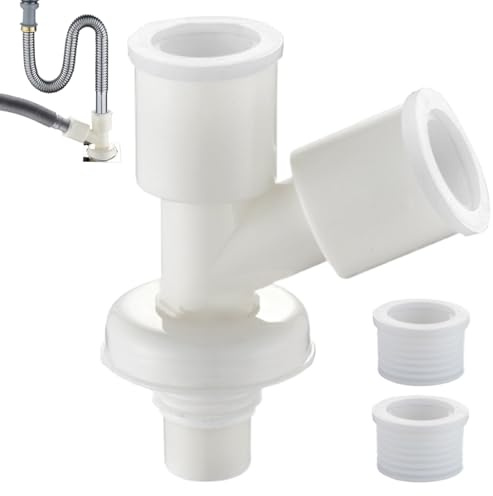 Adattatore Di Scarico Per Pavimento – Connettore Fognario Universale – Attacco Flessibile Per Lavatrice, Lavello, Cucina, Bagno | PVC Resistente, Antiritorno Odori, Sigillatura Ermetica