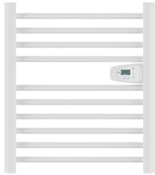 BESTHERM - Sèche-serviette électrique sans fluide 300W H.62xL54cm Bestherm HESTIA blanc