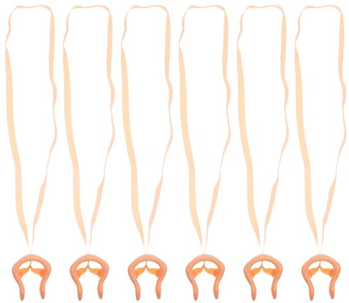 GRIRIW Clip Nasale per Nuoto Sportivo in Silicone con Cinturino Elastico, Set da 6 Pezzi Imbottiti per Adulti e Bambini, Protezione Naso per Piscina e Allenamento Acquatico