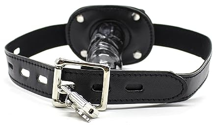 HTdangT Dildo Con Serratura Bavaglio 5CM Spina Per Bocca Del Pene Bavaglio Bocca Bavaglio Divaricatore Per Bocca Fetish Bavaglio Per Bocca Bondage Bocca Schiavo Flirtare