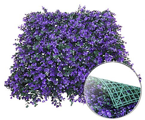 Patio paraíso Artificial de boj cobertura Panel, Purple Lavender