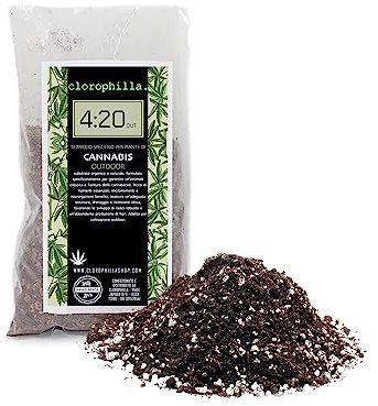 Innovativo Substrato Per Coltivazione di Piante di Cannabis - Terriccio Specifico per Piante di Canapa Cannabacee disponibile indoor e outdoor (4l, OUTDOOR)
