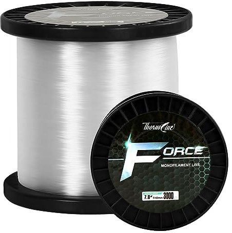 ThornsLine Force Monofilament Fishing Line - Superior Mono Leader Materials - Exceptional Strength Nylon Fishing line 2-100lb, Abrasion Resistant Mono Line