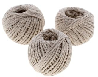 3 x 100% Cotton String Ball Natural Twine for Crafting, DIY Projects, Gift Wrapping, Gardening, and Home Décor Durable, and Multi purpose Diy Project Christmas Parcel Wrapping 45 Meter X (3)