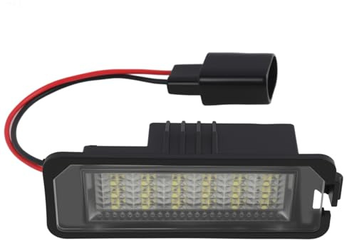 Lampe LED pour Plaque d'Immatriculation, Éclairage Universel Haute Luminosité, Compatible avec Divers Véhicules, Installation Facile, Design Élégant et Durable, Conforme aux Normes de Sécurité