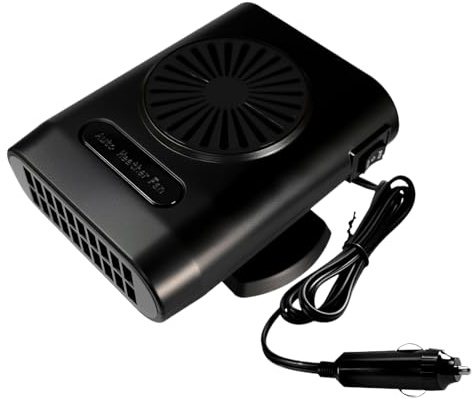 Dgayaeic Calefactor Portátil para Coche | Ventilador De Parabrisas Automotriz 200W,12v/24v Ventilador Calefactor y Desempañador de Parabrisas para Automóvil en Uso Diario y Exterior Durante