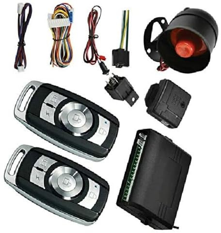 Riloer Kit universal de sistema de bloqueo de puerta de alarma para coche compatible con vehículos con sistemas de bloqueo centralizado 102T206