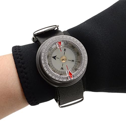 för klockarmband Självlysande, noggrann och vattentät handledsrem | Självlysande riktningshjälpmedel Lämplig för Dykning, Segling, Båtliv, Friluftsliv, Vandring, Camping, Ryggsäcksvandring och
