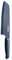 Blue Diamond Sharp Stone Santokumesser mit Antihaftbeschichtung aus Edelstahl, blau, 18 cm mit Schutzhülle, Japanisches Messer, die Klinge besitzt eine Diamantstruktur, spülmaschinenfest