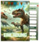 HIDEBLOOM Dino Einladungskarten Kindergeburtstag Junge I 12 Stück I DIN A6 (10,5 cm x 14,8 cm) I Einladung Geburtstag Kinder I Kinderparty I Einladungskarten Dinosaurier