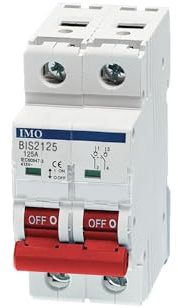 BIS2063A Interrupteur sectionneur 63A bipolaire 2 pôles - 2 modules - IMO