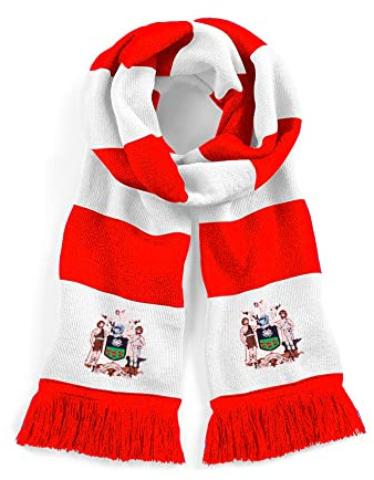 Sheffield Utd. 1960s-1970s Retro Traditional Football Scarf Embroidered Logo