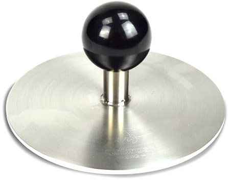 Grillrost.com Das Original Burger Smasher - Presse à Burger méga Solide en Acier Inoxydable, soudée à la Main pour plancha et Plaque de Cuisson | Burger Patties Directement sur la Plaque de Cuisson