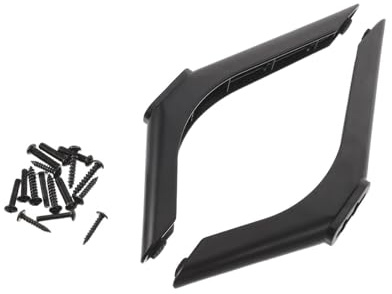 DECORNIJIA Supporto Tv da Tavolo e Gambe per Televisore 26-43 Pollici in Metallo Resistente con Viti, Base Stabile per Soggiorno e Camera da Letto, Montaggio Semplice e Regolabile, Set 2