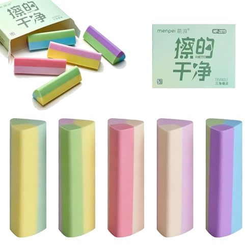 FISH DRAGATE 30 pcs arco iris Gomas Borrar,Goma papeleria,gomitas,eraser colores,material escolar y papeleria,borrador para Escuela, Oficina, Dibujo, Artistas, Arquitectos