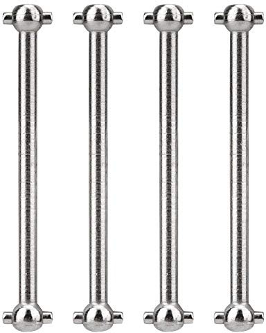 Eje de Transmisión RC de Metal, Resistente y Ligero, 4PCS Accesorio RC para Modelos RC, Coches de Carreras, Minichat, Juegos, DIY, y Colecciones