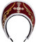 GRACEART Anne Boleyn Hut Kopfbedeckung elisabethanische Kopfbedeckung Tudor Coronet Haubenhut (Stil 3)
