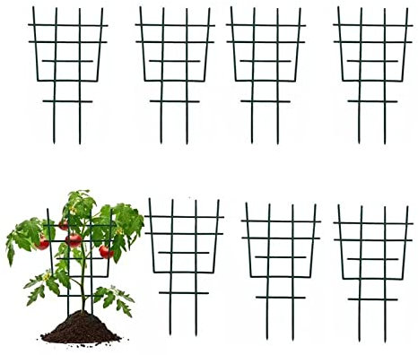 8 Stück Rankhilfe Zimmerpflanzen,Garten Pflanzenstütze,Rankgitter für Pflanzengitter Pflanzkübel,Rankhilfe für Kletterpflanzen,Pflanzenunterstützung für Topfpflanzen,Kletterhilfe für Pflanzen klein