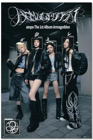 Grupo Erik Poster - Aespa Armageddon - 36 x 24 inches / 91.5 x 61 cm - Shipped Rolled Up - Cool Posters, Art Poster, Wall Posters, Posters & Prints