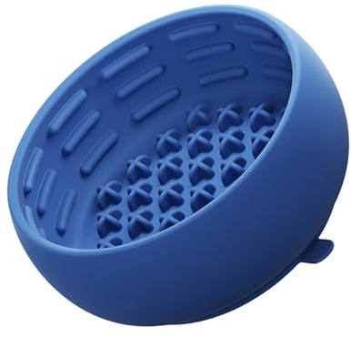 Slow Feeder Bowl | Anti Choking Suction Cup Cat Food Dish,Dog Food Bowl Slow Feeder | for Puppy Kitten Small Medium Pet Indoor Feeding Enrichment Reduces Bloating Boredom Relief