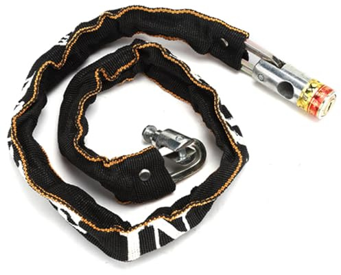 Asixxsix Candado de Cadena para Scooter de Movilidad Candado Antirrobo Galvanizado Resistente para Motocicleta, de Cadena de Seguridad de 80 Cm/31,5 Pulgadas para Scooter de Movilidad, 2 Llaves