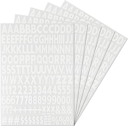 5 hojas de letras para planchar,planchar con letras y números para planchar