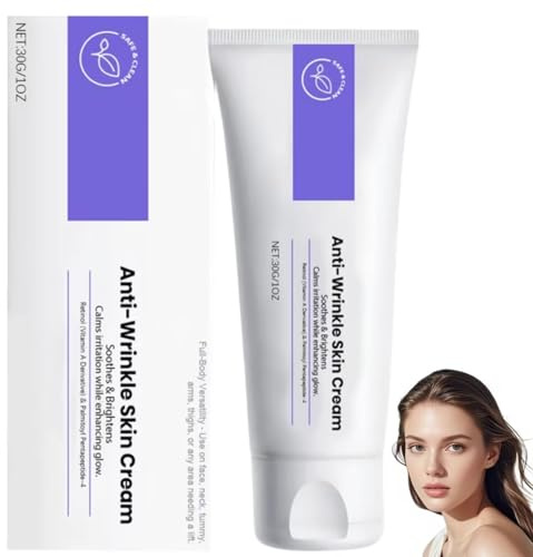 Anti Rides Puissant Immediat,Creme Lifting Immediat Visage,élimine Les Rides & Ridules,Effet Lifting Instantané,Combleur De Rides Immediat,Wrinkle Power Filling Effet Immédiat,Soin Coréen Visage (1)
