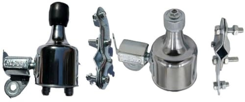 ReachMall Generator AC12V 6W Aluminiumlegering Dynamo med dubbla portar för strålkastare och bakljus lämplig för vintage cykelmodifiering