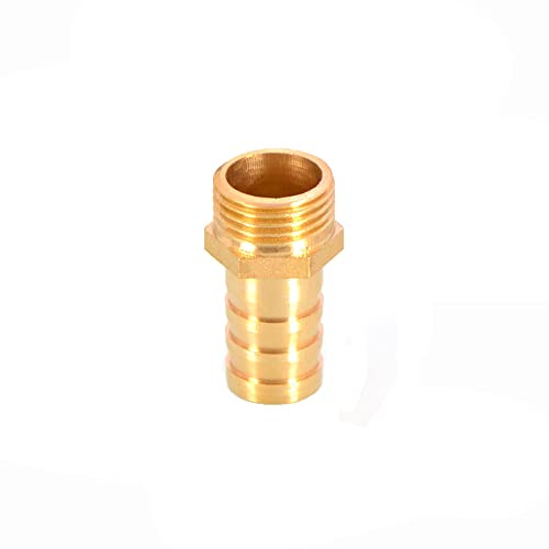 1 Stück BSP Schlauchanschluss Messing Stecker Fitting 6mm / 8mm / 10mm / 12mm / 16mm / 19mm / 25mm Schlauch Barb Schwanz männlich BSP Außengewinde Adapter